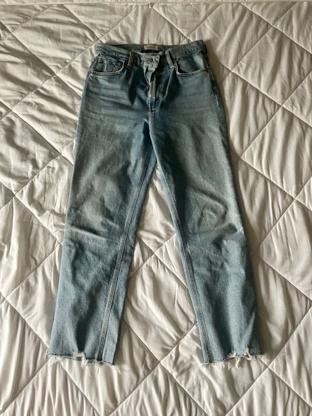 Citizens Of Humanity Light Blue High-Rise Cropped Jeans - Picture 4 of 5